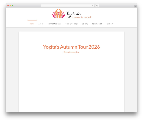 Theme WordPress X - yogitantra.com
