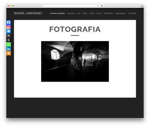 Tracks WordPress theme - radekjaworski.com