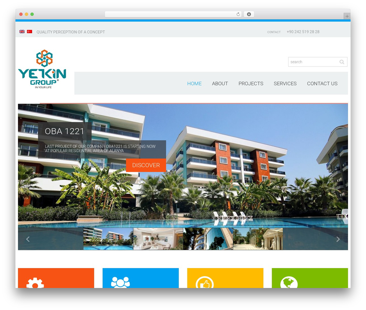 WordPress theme cherry - yetkinconstruction.com