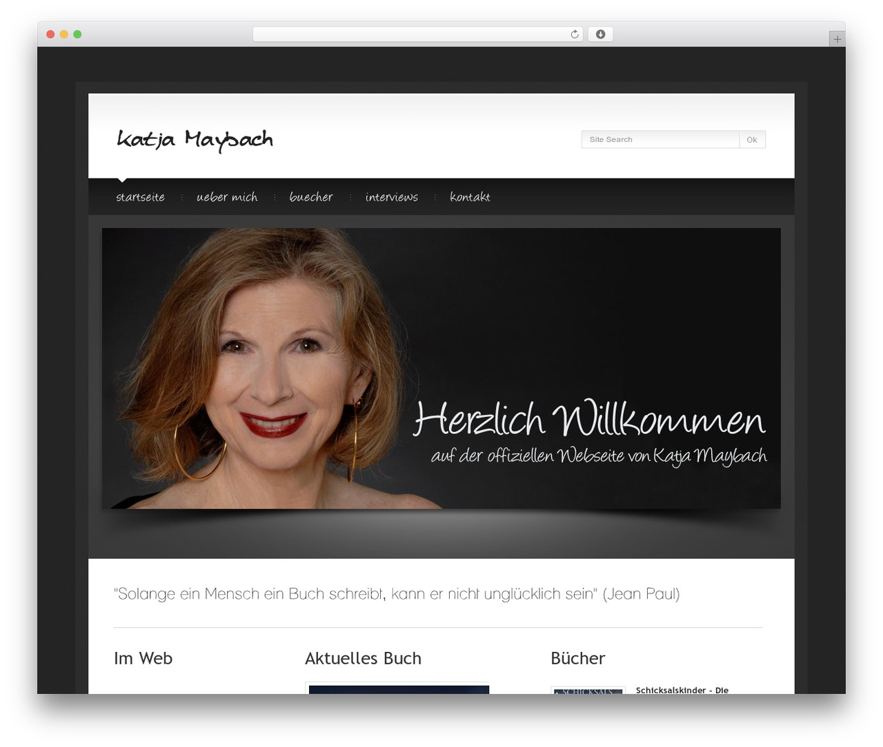WordPress Theme 1298 WordPress theme - katja-maybach.de