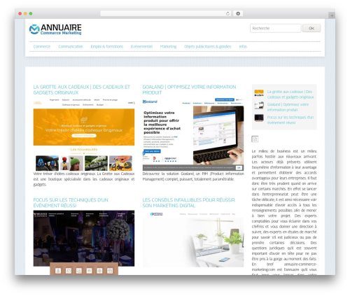 WordPress theme generic-site - annuaire-commerce-marketing.com