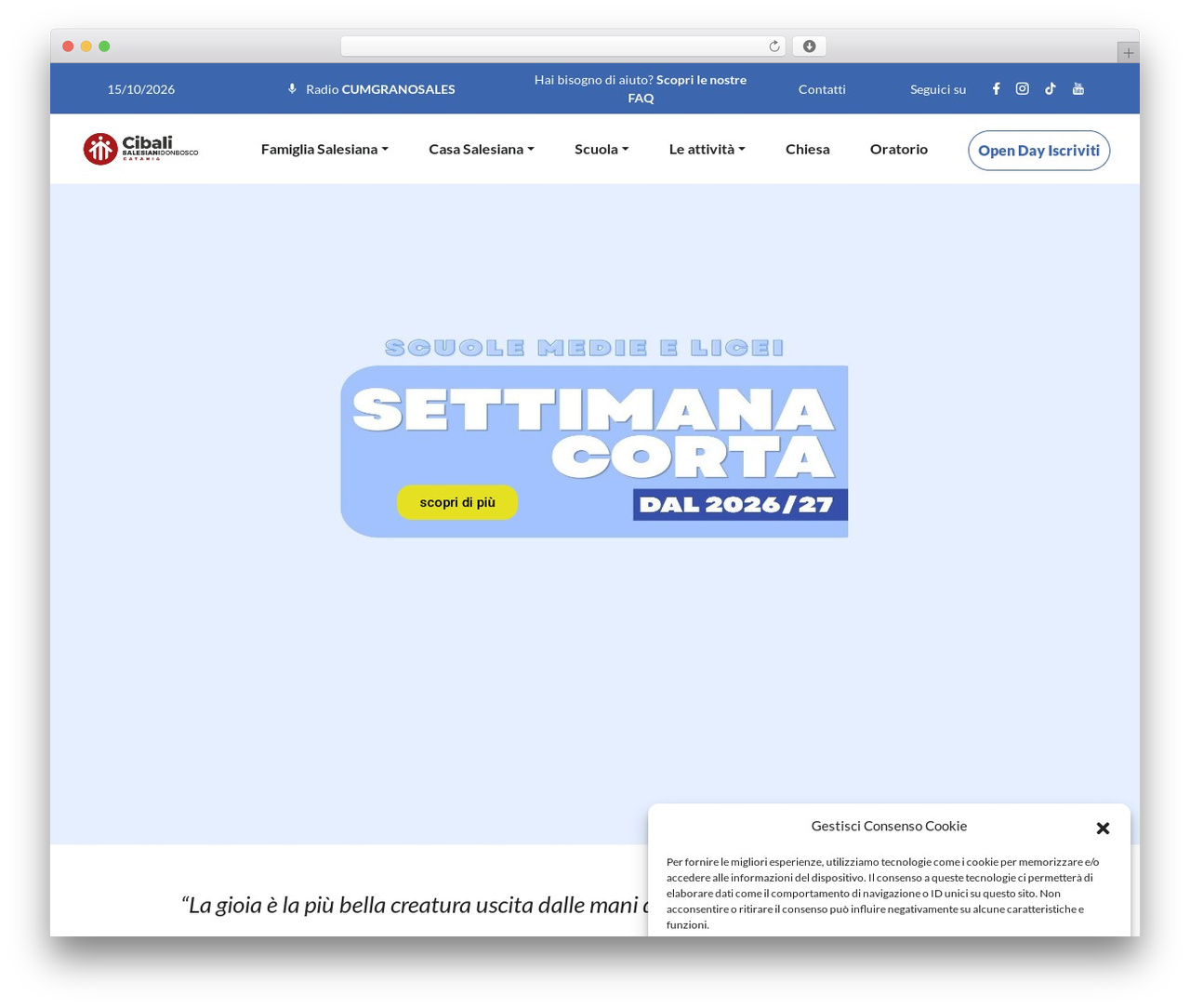 WordPress theme I01TimberTheme - salesianicibali.it WordPress theme I01TimberTheme - salesianicibali.it