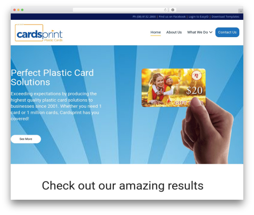 Wpbf premium WordPress plugin - cardsprint.com.au