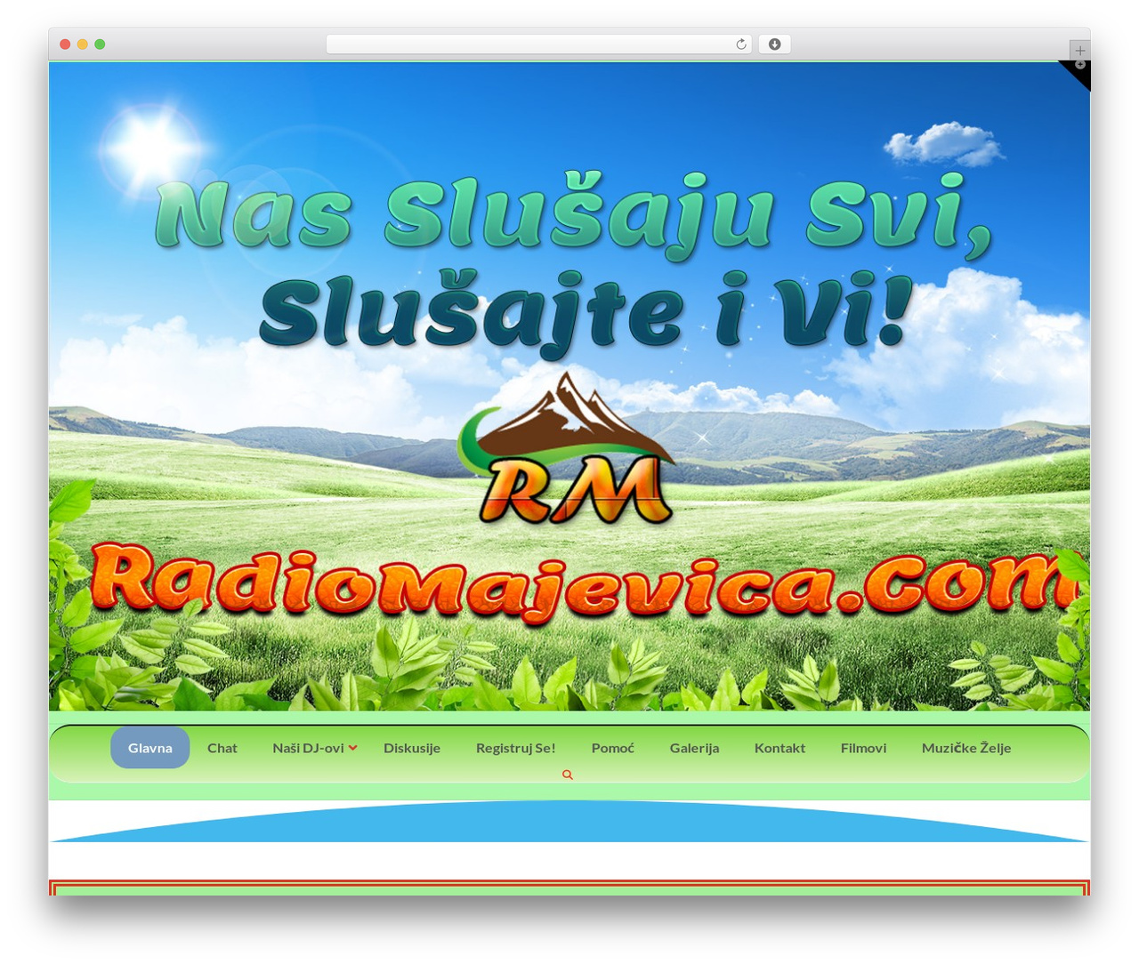 X theme WordPress - radiomajevica.com