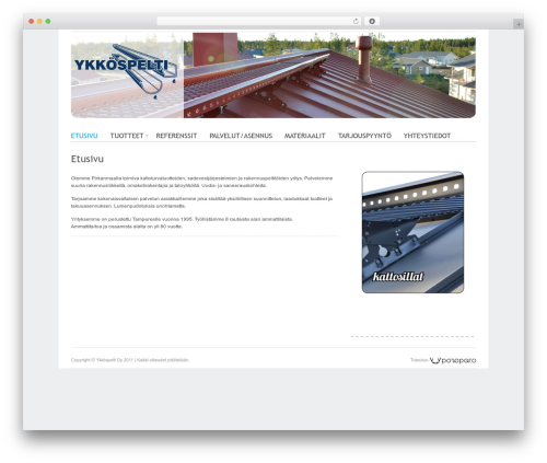 Delicate - manually modified, do not update premium WordPress theme - ykkospelti.fi