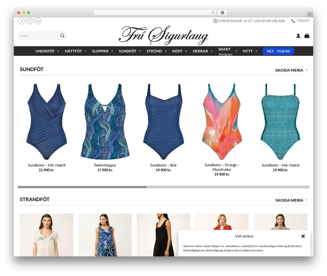 Flatsome top WordPress theme - www.frusigurlaug.is