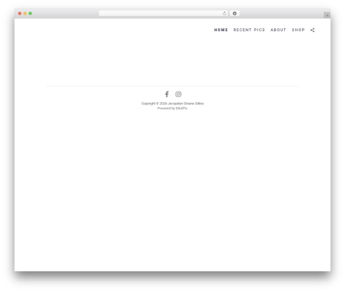 Flatbase WordPress theme for photographers - siklosphoto.com