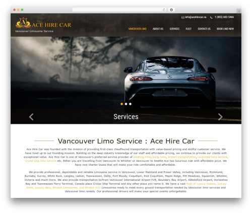 Interior Lite WordPress wedding theme - acehirecar.ca