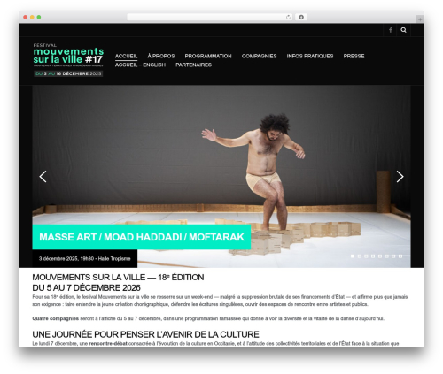Metric best WordPress theme - mouvementssurlaville.com