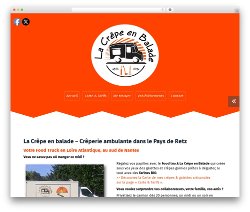 Roda WordPress theme - lacrepeenbalade.fr