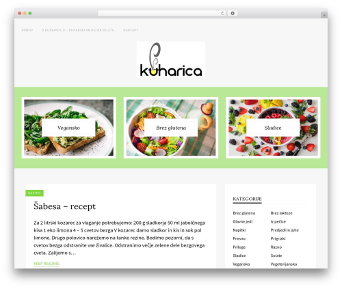 Theme WordPress Appetizing - kuharica.si