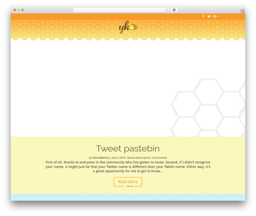 Twitch for WordPress (tomparisde-twitchtv-widget) free WordPress plugin - yellowkillerbee.com Twitch for WordPress (tomparisde-twitchtv-widget) free WordPress plugin - yellowkillerbee.com