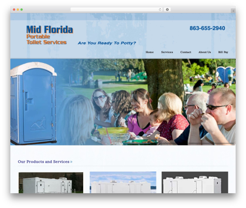 TheOne WordPress theme - midfloridaportables.com