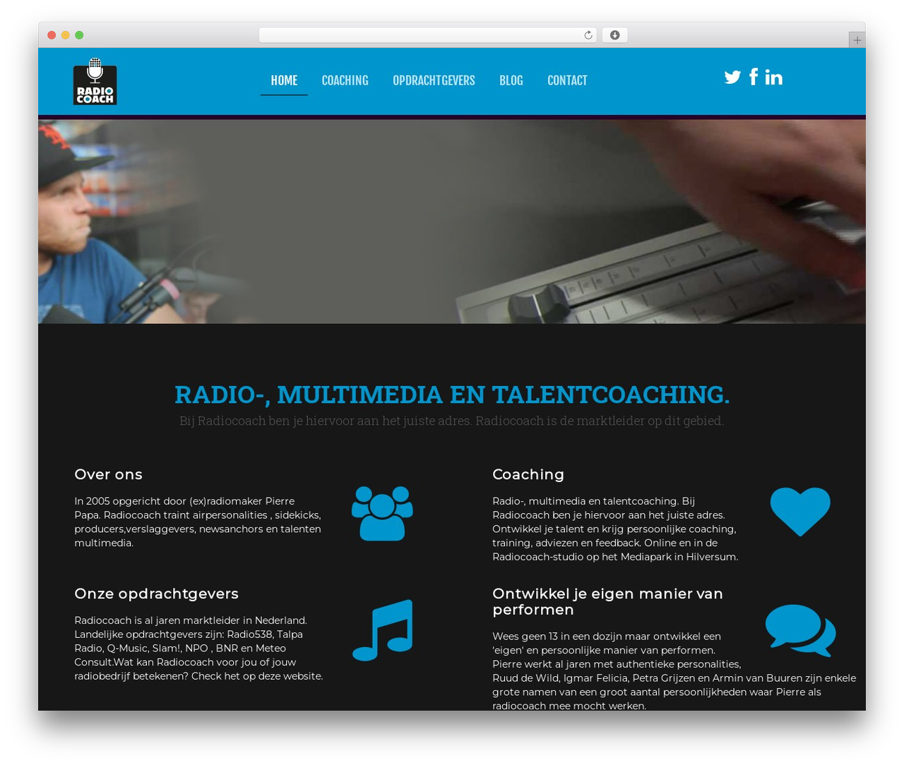 WordPress theme cherry - radiocoach.nl