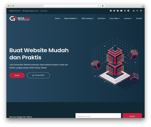 WordPress theme PHOX - jasawebmurah.net