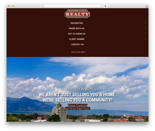 Beaver Builder Theme WordPress theme - bakercityrealty.com