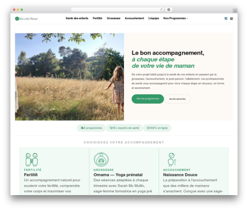 Best WordPress theme Disto - naturellemaman.com