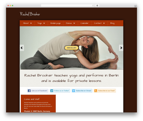 Born WordPress theme - rachelbrooker.com