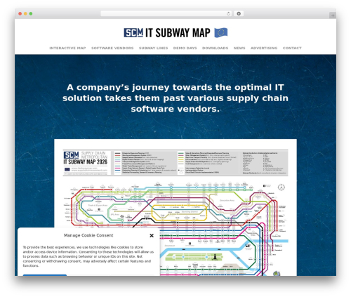 Create WordPress theme - itsubwaymap.com