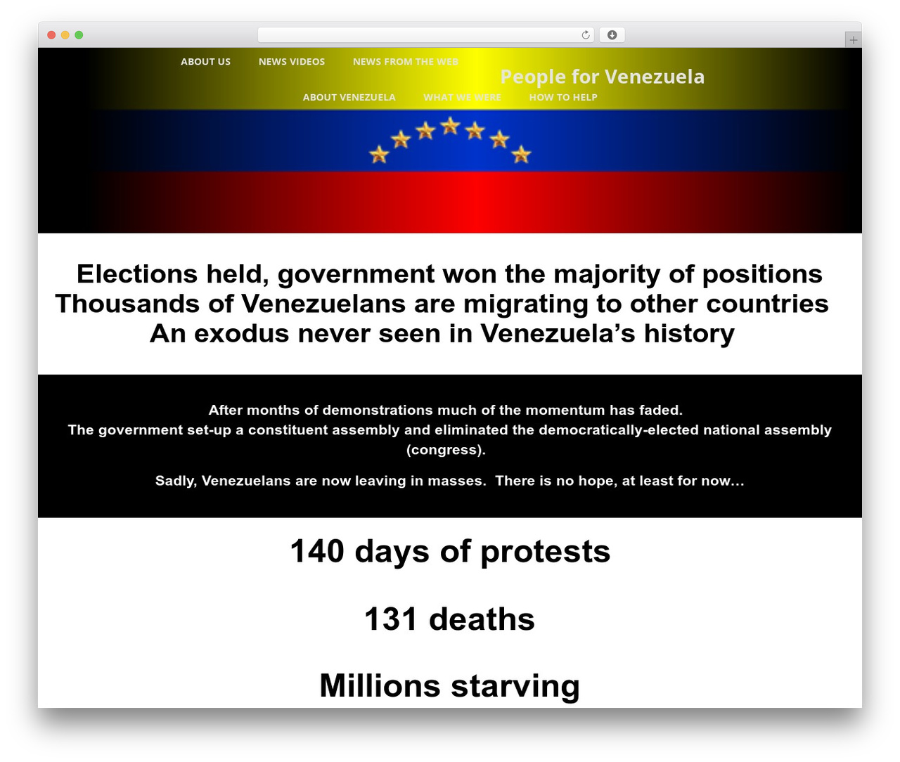 Optimizer PRO WordPress theme - peopleforvenezuela.com