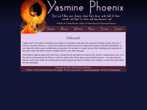 Phoenix Fire WordPress website theme by Emily Carlin
