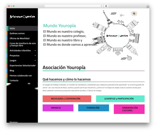 Samba WordPress theme design - youropia.eu