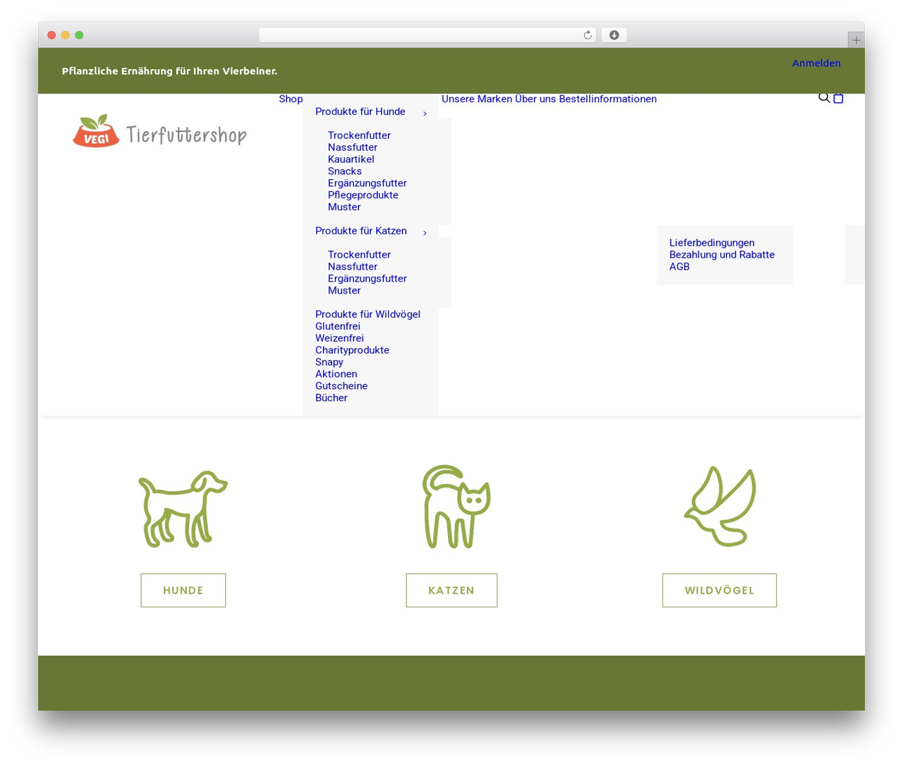 Uncode Child theme WordPress - vegi-tierfuttershop.ch