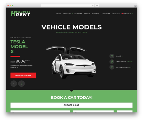 Wheelsberry theme WordPress - hollywoodrentct.com