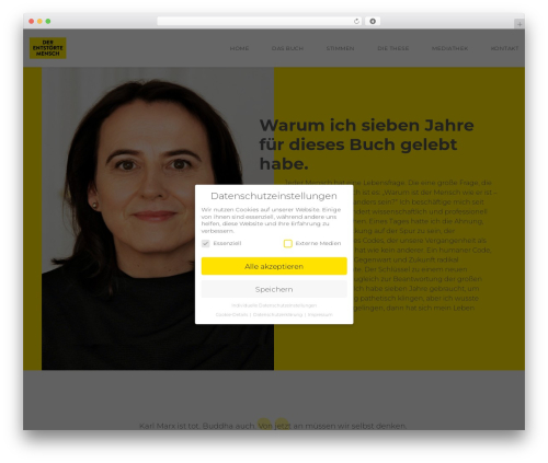 WordPress theme Flora - der-entstoerte-mensch.de