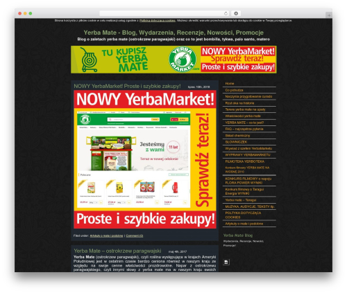 WordPress Theme Generator best WordPress theme - yerbastory.pl