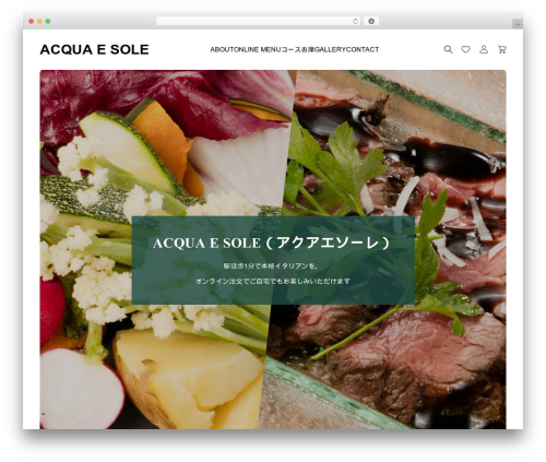 Best WordPress theme BASARA - acquaesole.xyz