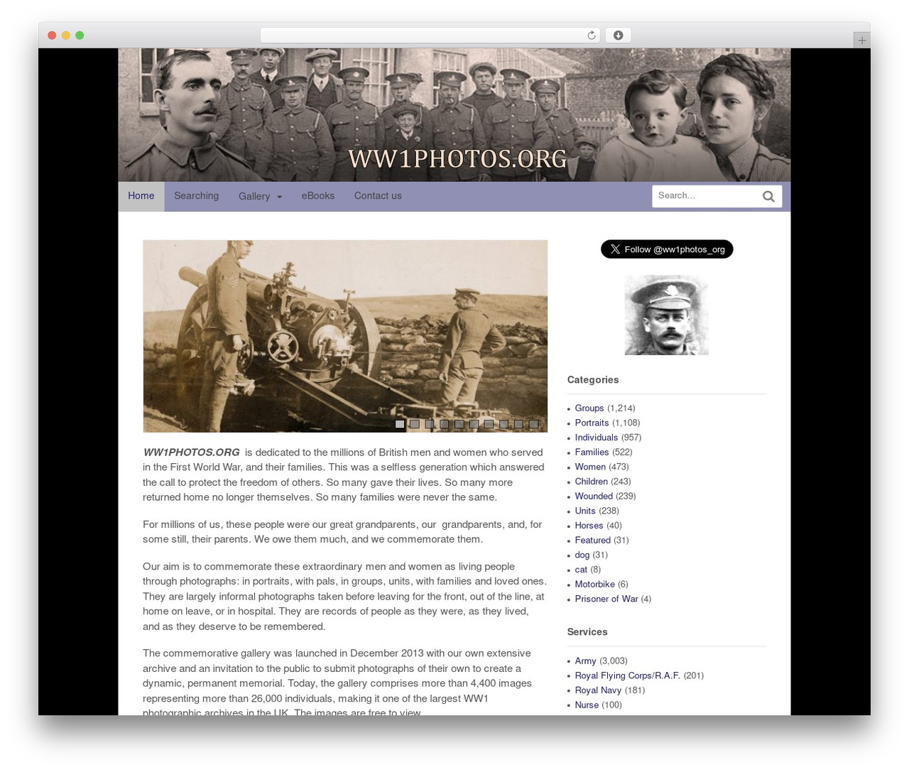 Canvas WordPress theme - ww1photos.org Canvas WordPress theme - ww1photos.org