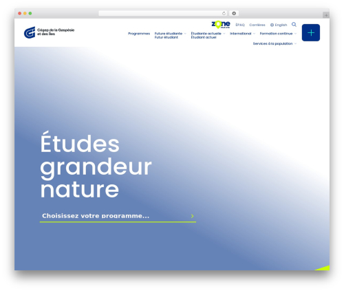 Cégepgim WordPress theme - cegepgim.ca