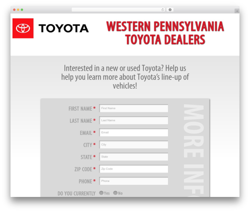 D3forms WordPress plugin - westernpaevents.net
