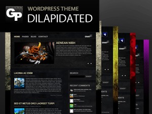 Dilapidated WordPress theme by GhostPool Designs