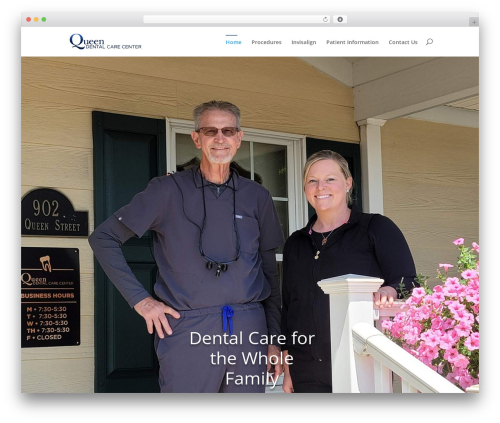 Divi theme WordPress - queendentalcarecenter.com