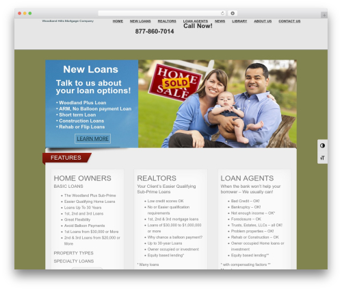 eBusiness WordPress theme - woodlandhillsmtg.com