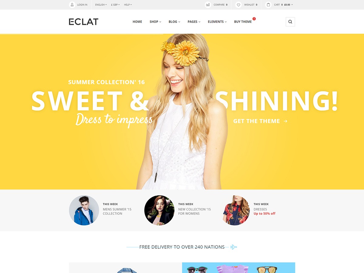 Eclat WordPress theme Eclat WordPress theme