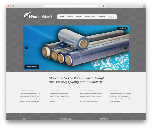 Feather WordPress theme - warissharif.com