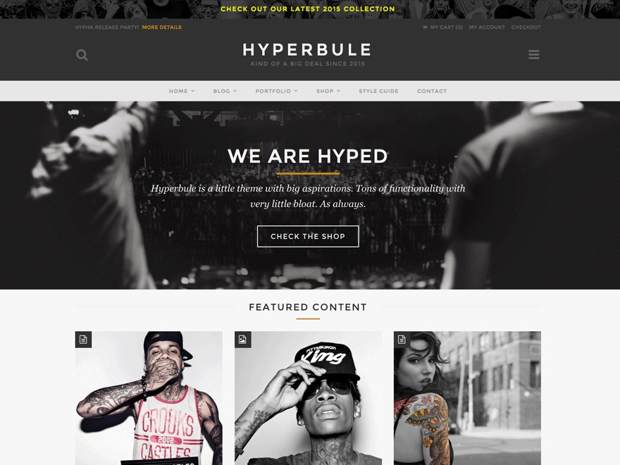 Hyperbule WordPress store theme by Davadrian Maramis | Hypha