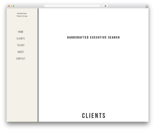 Jupiter WordPress theme - weatherbeetalent.com