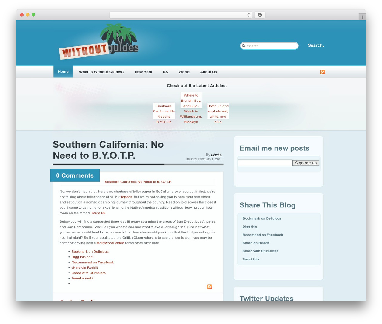 Magazeen WordPress theme - withoutguides.com