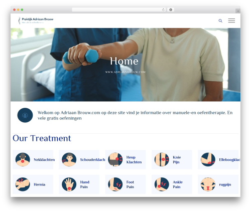Physiofy WordPress theme - adriaanbrouw.com