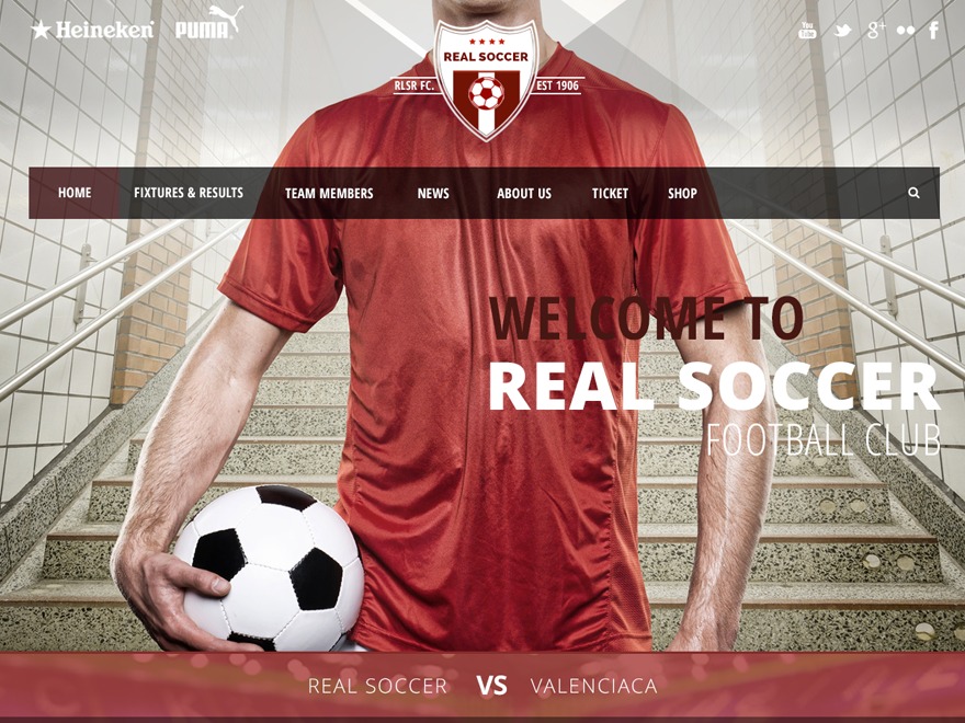 Real Soccer premium WordPress theme by Goodlayers