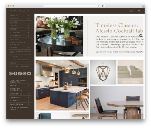 Side WP theme - woodlandfurniture.com