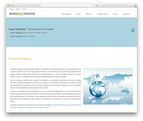 Themeum project WordPress plugin - wordsinprocess.com