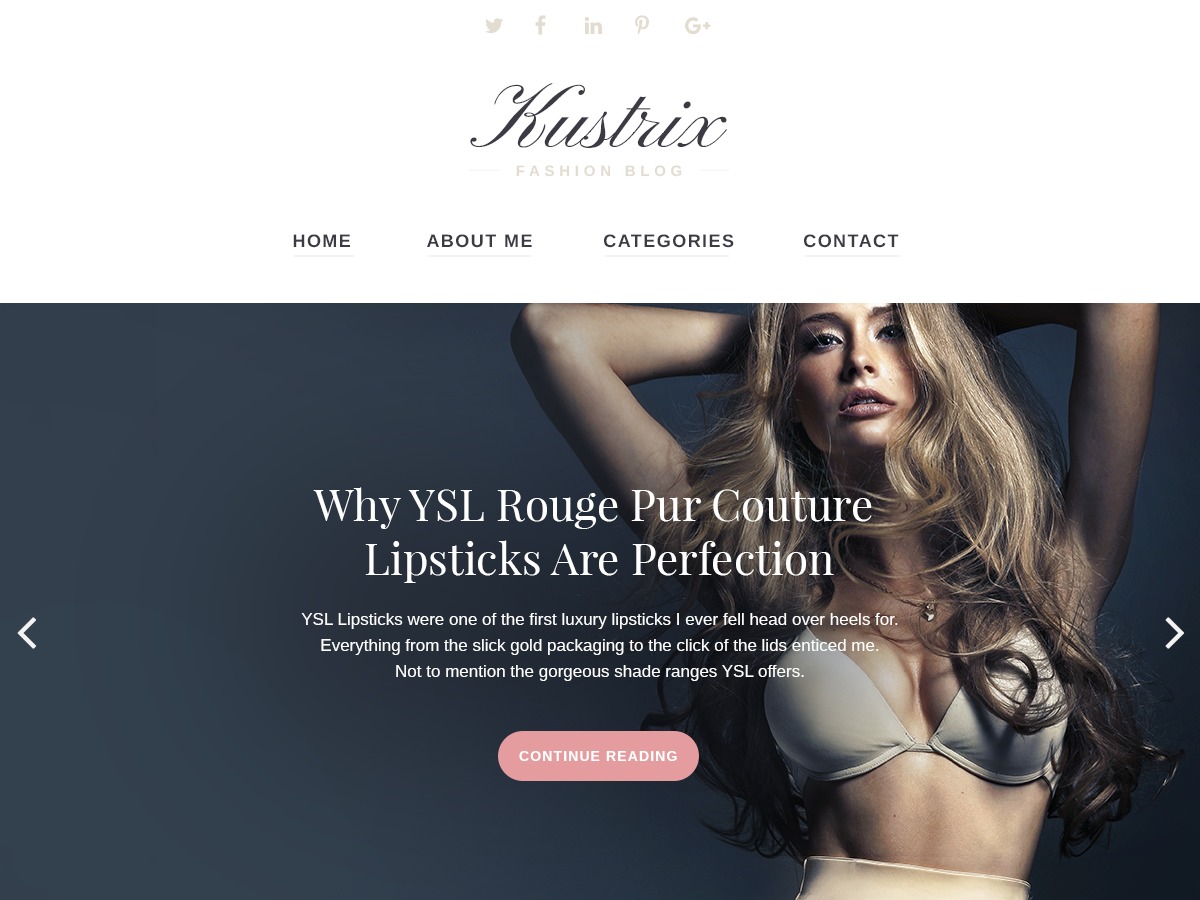 Theme WordPress Kustrix Theme WordPress Kustrix