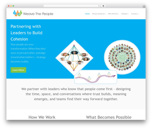 Theme WordPress Mist - weavethepeople.com