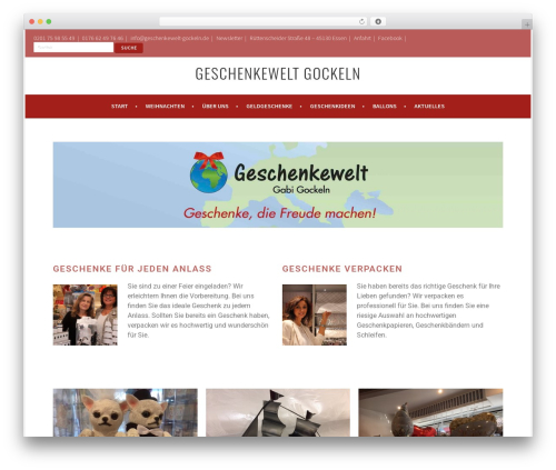 Theme WordPress Sela - geschenkewelt-gockeln.de