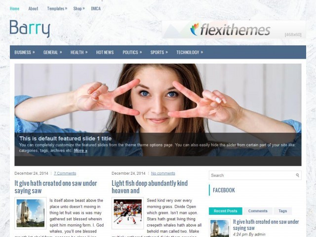 WordPress theme barry WordPress theme barry